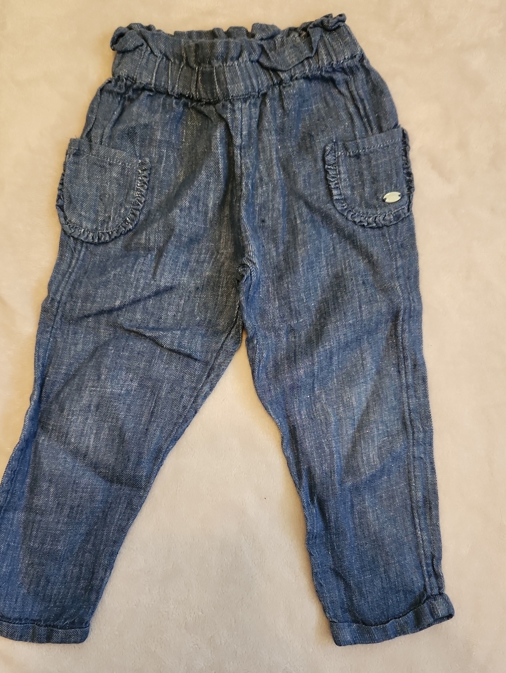 Linen Pants With Elastic Waist